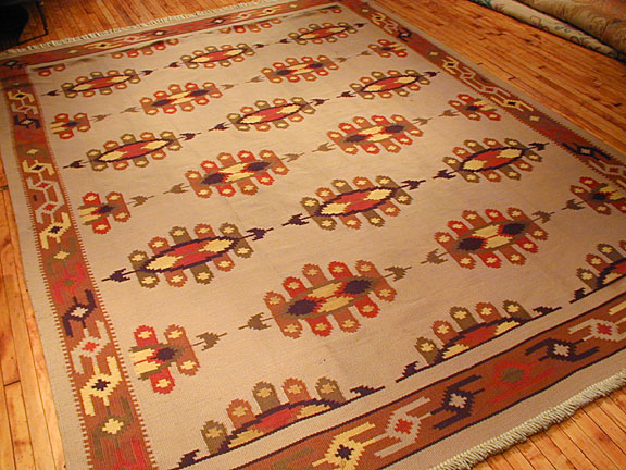 Vintage swedish kilim Carpet - # 90339