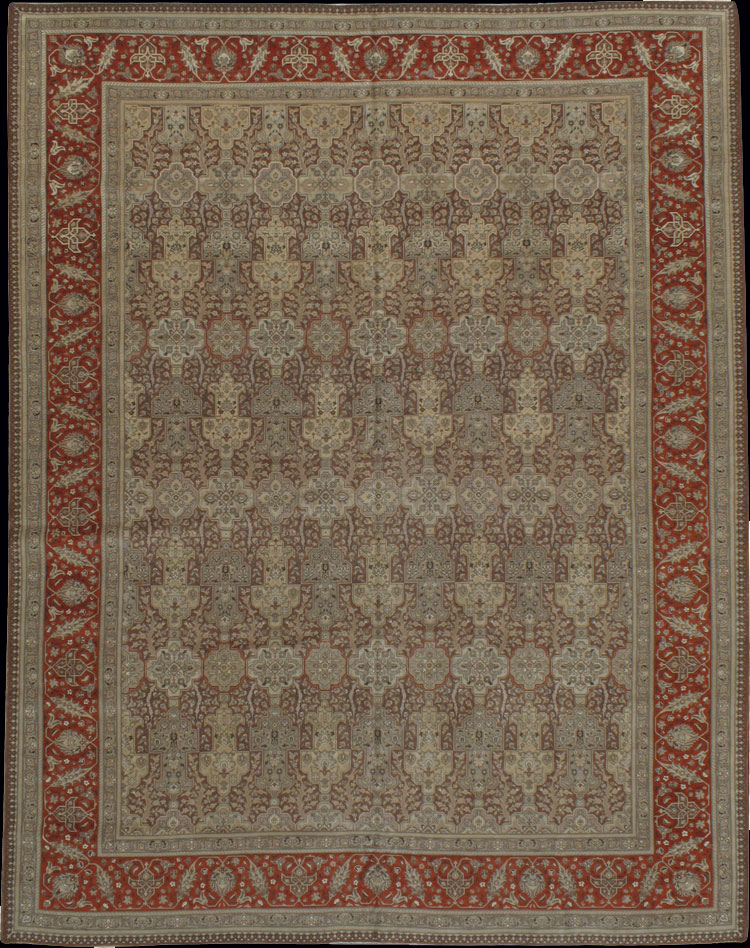 Vintage tabriz Carpet - # 10691