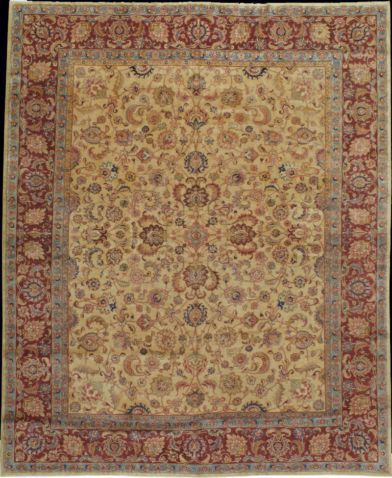 Vintage tabriz Carpet - # 10707