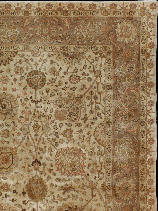 Vintage tabriz Carpet - # 41057