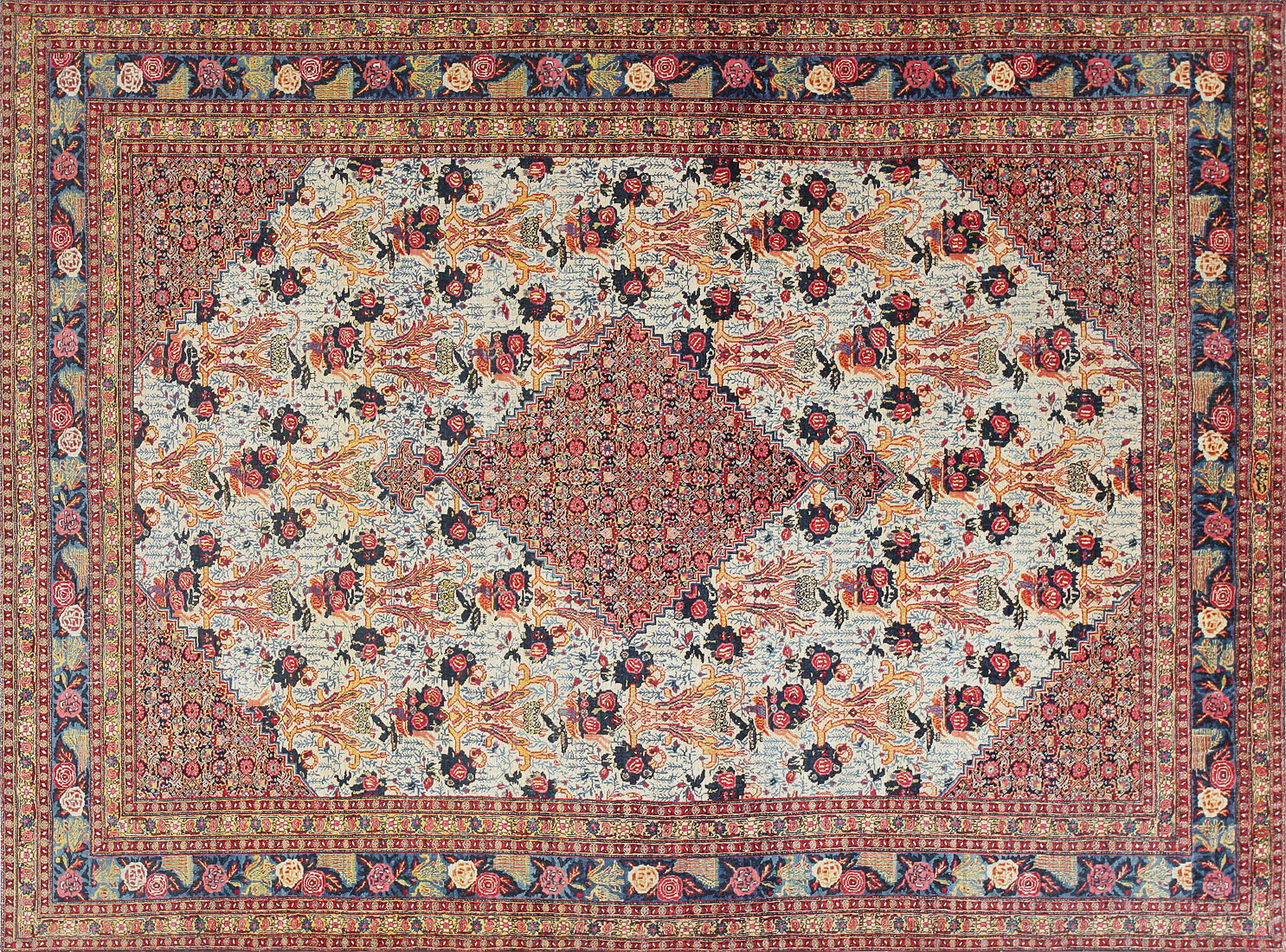Vintage tabriz Carpet - # 51791