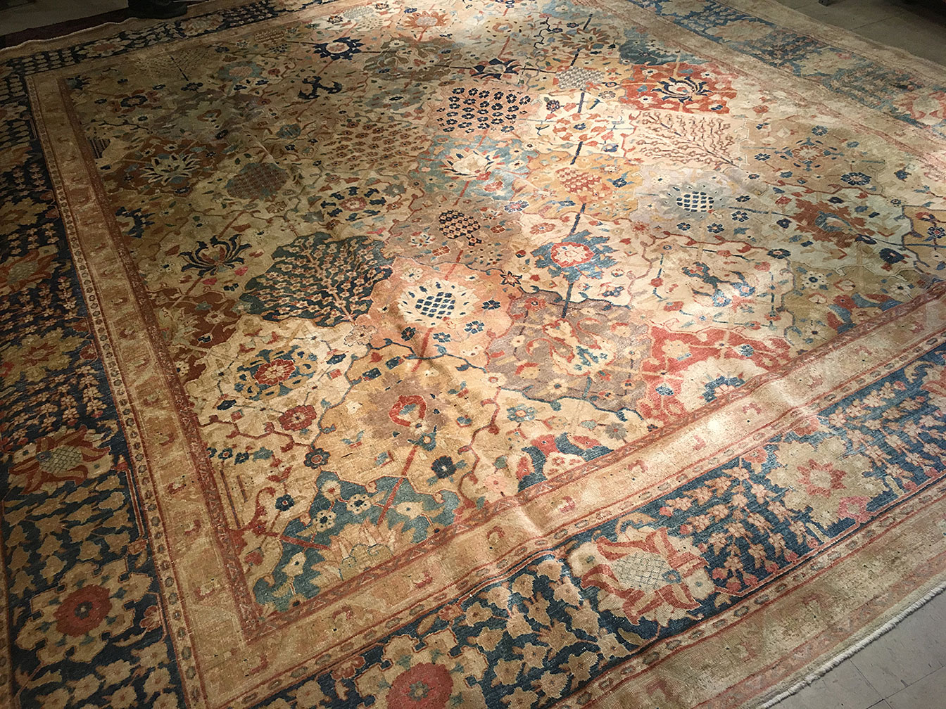 Vintage tabriz Carpet - # 54291