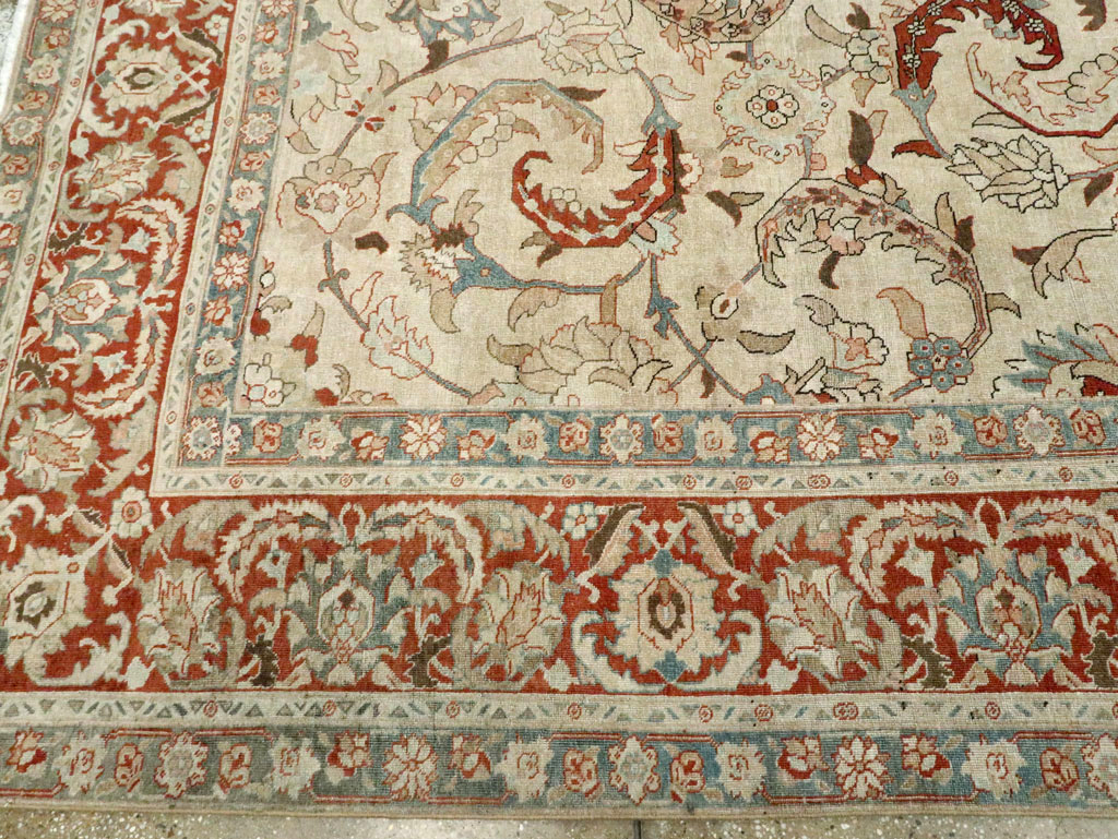 Vintage tabriz Carpet - # 55283