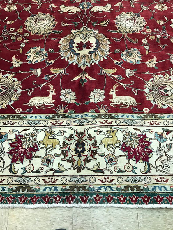 Vintage tabriz Carpet - # 55340