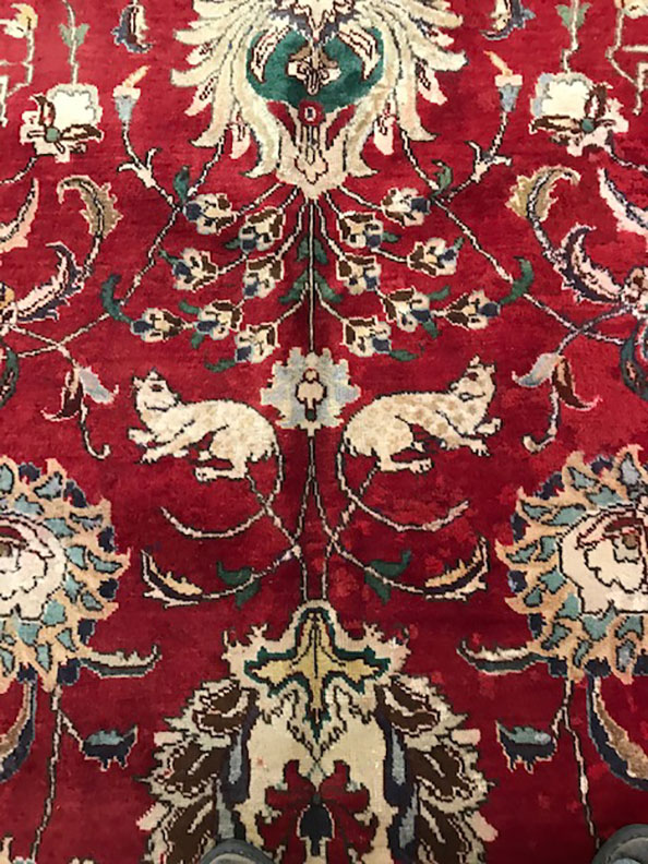 Vintage tabriz Carpet - # 55340
