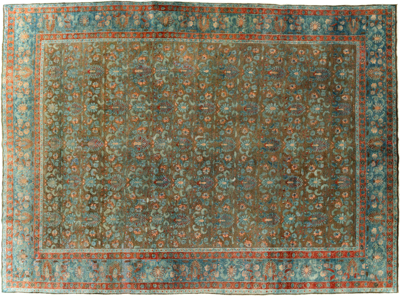 Vintage tabriz Carpet - # 55373