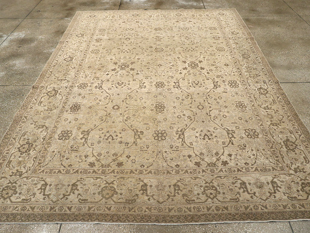 Vintage tabriz Carpet - # 57950