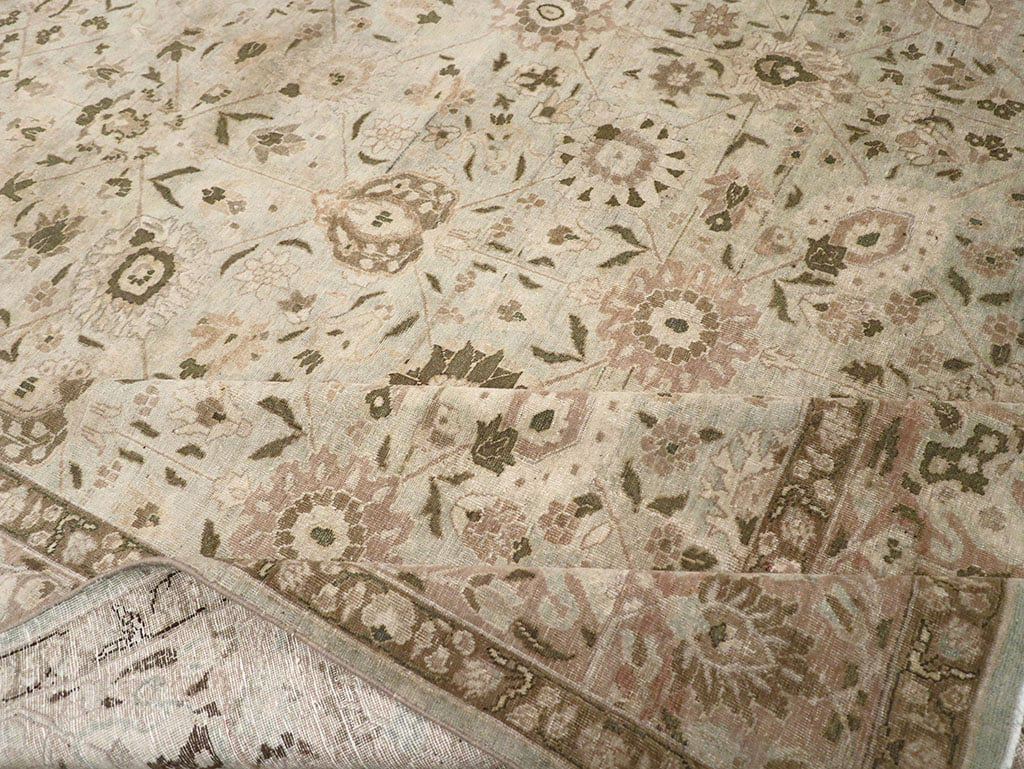 Vintage tabriz Carpet - # 58064