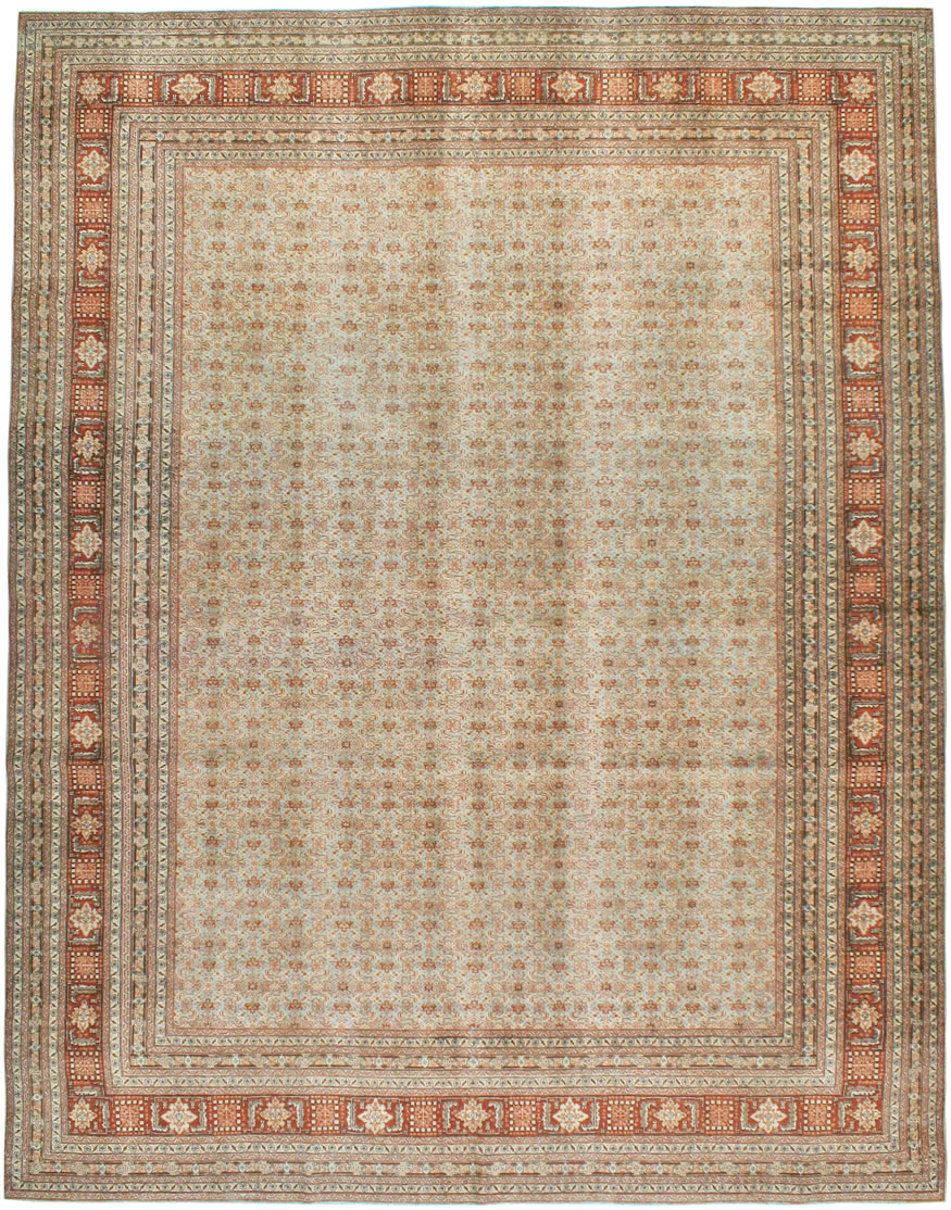 Vintage tabriz Carpet - # 58065