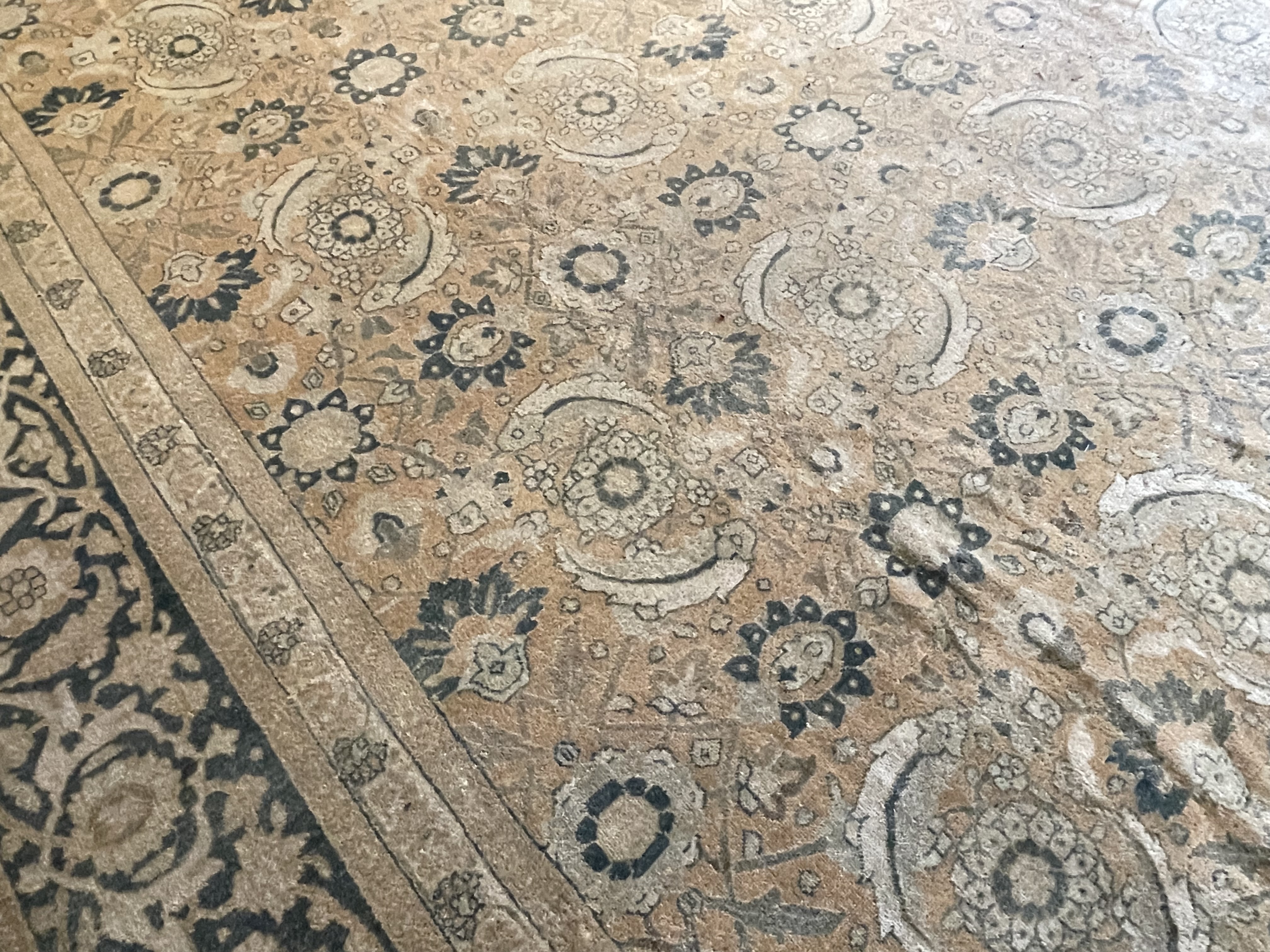 Vintage tabriz Carpet - # 78709
