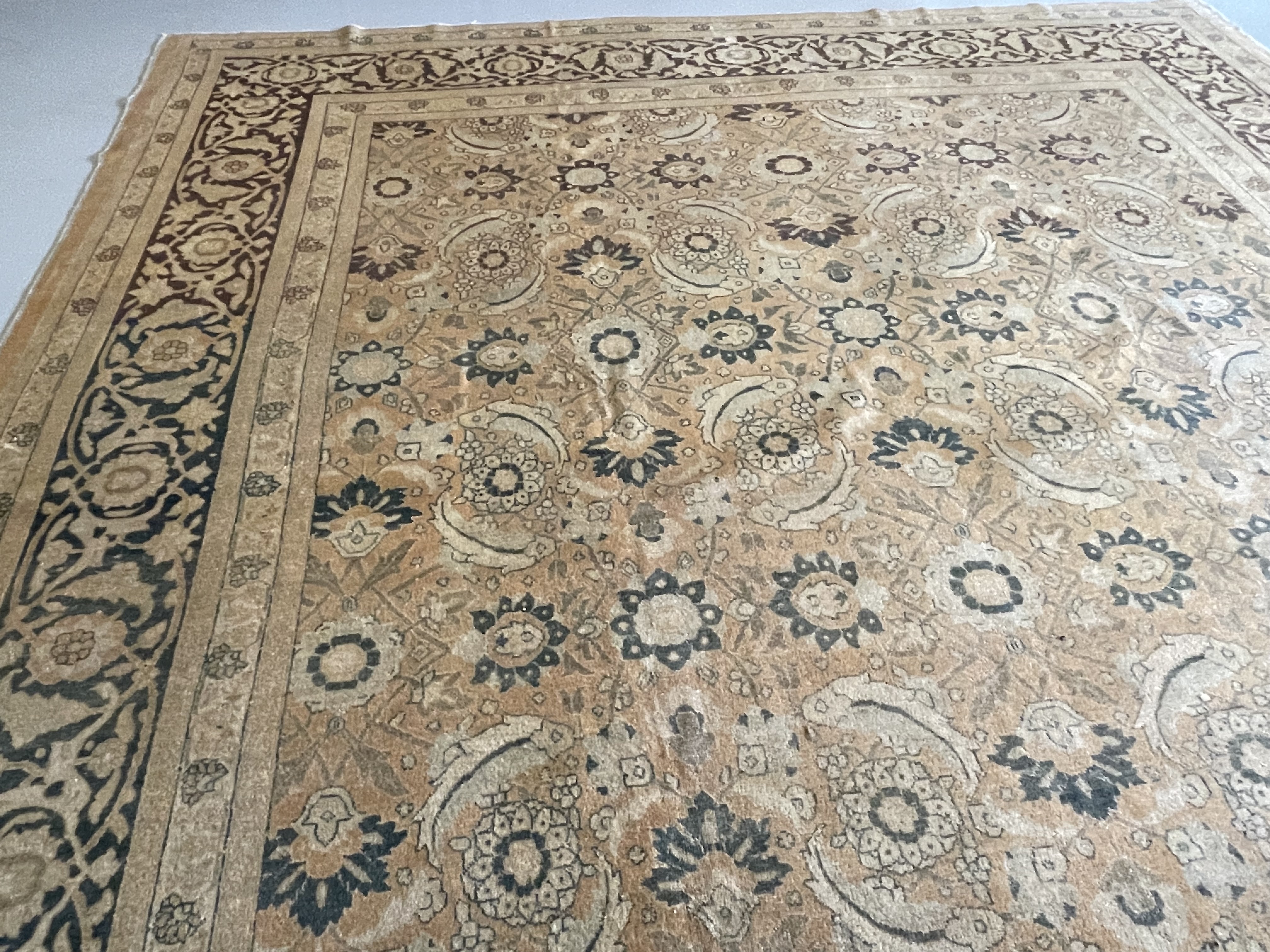 Vintage tabriz Carpet - # 78709