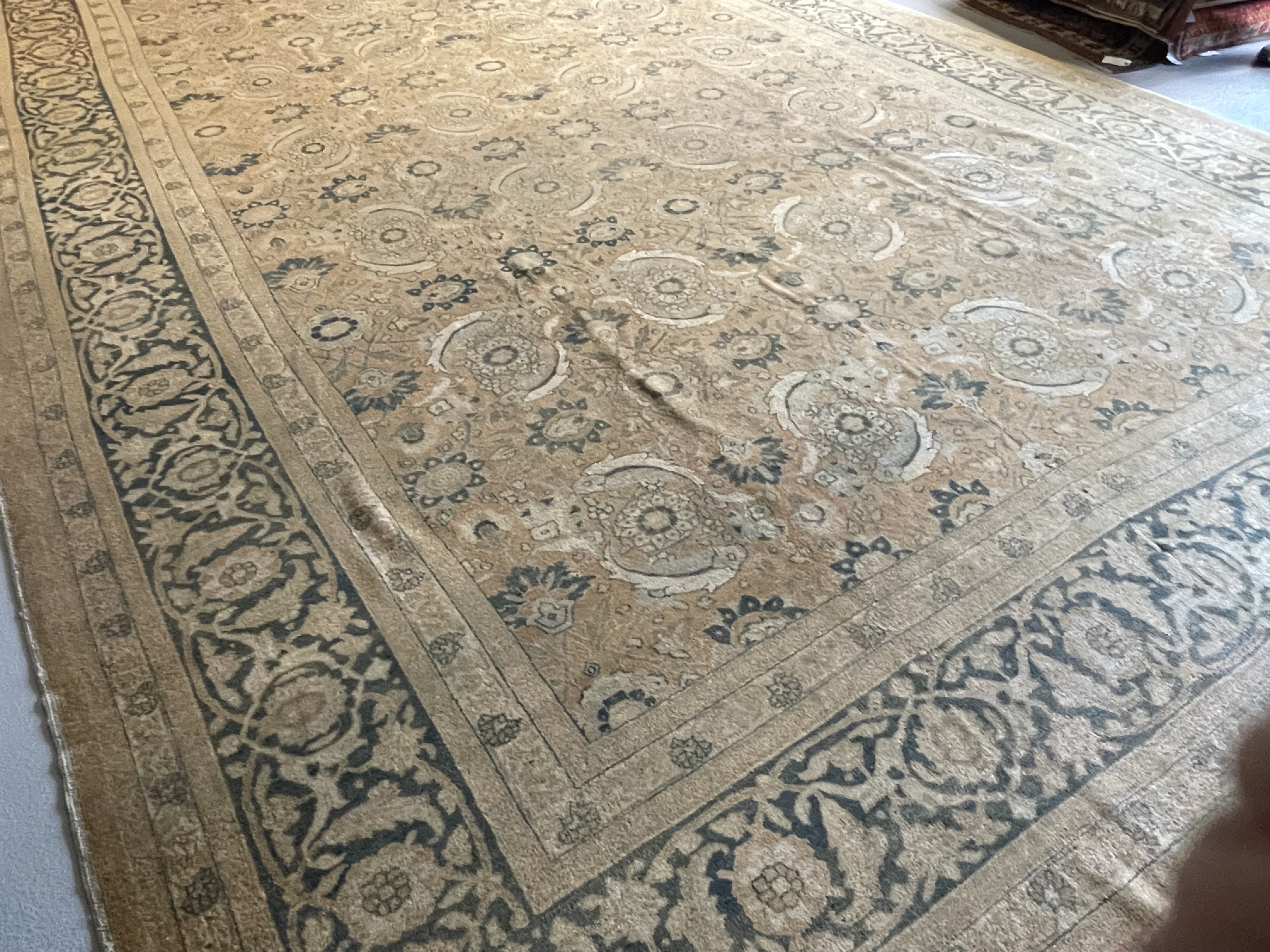 Vintage tabriz Carpet - # 78709