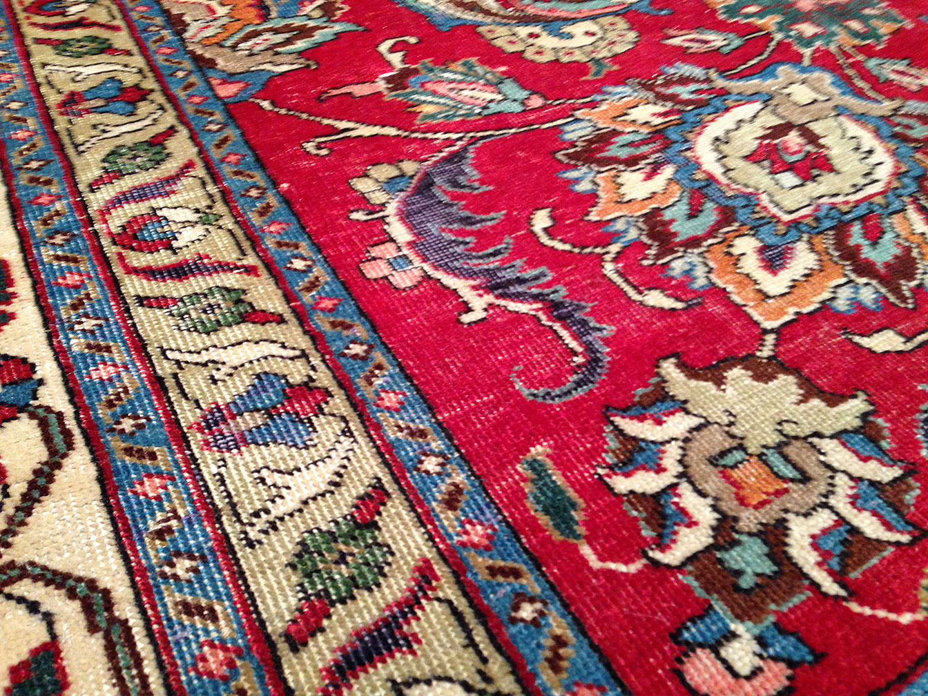 Vintage tabriz Carpet - # 9447
