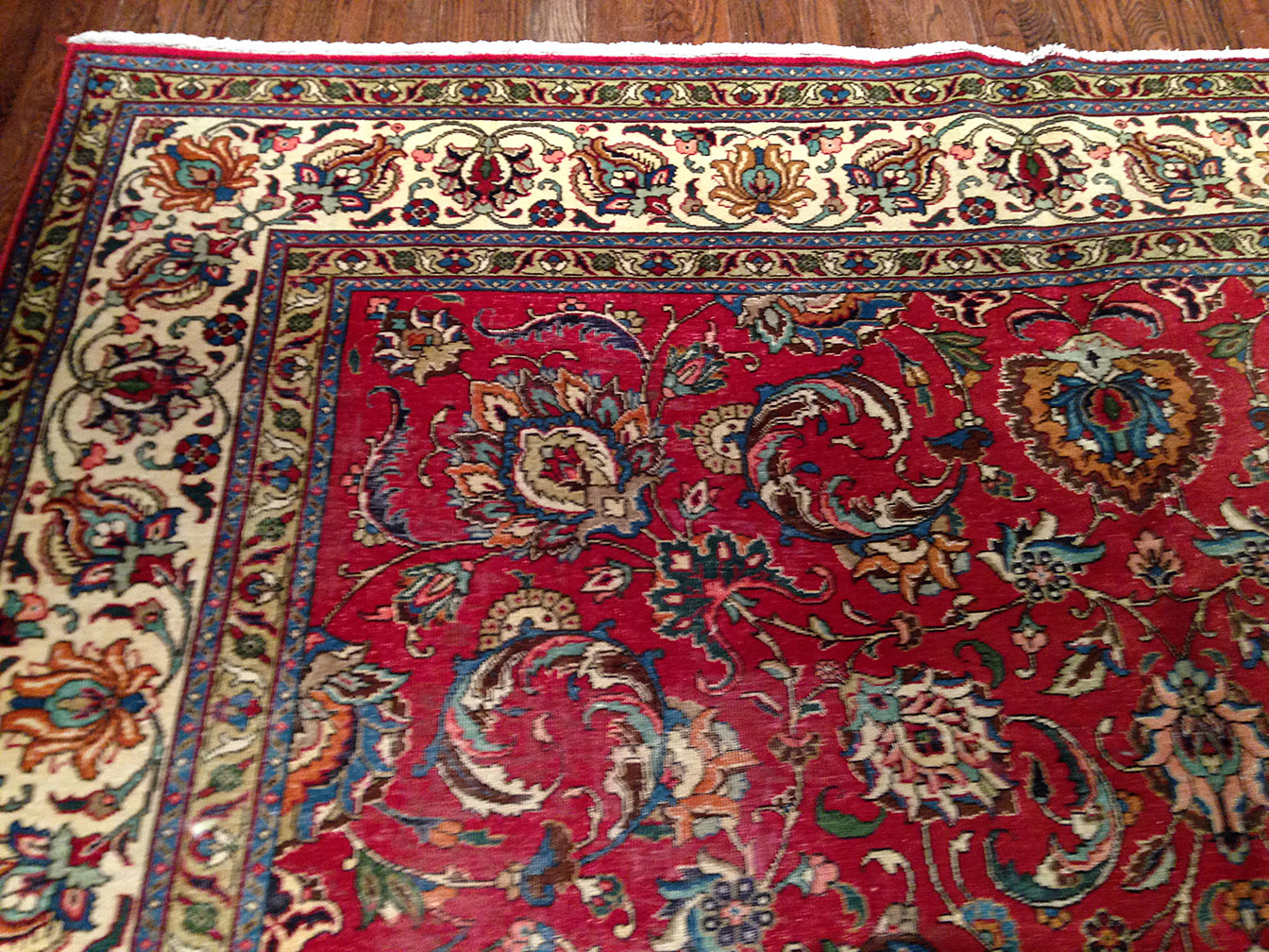 Vintage tabriz Carpet - # 9447