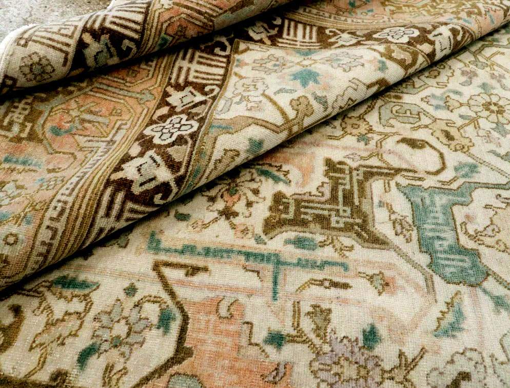 Vintage tabriz Carpet - # 54988