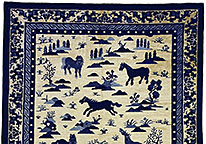 Antique chinese, peking Carpet - # 54863