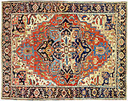 Antique heriz Carpet - # 54878
