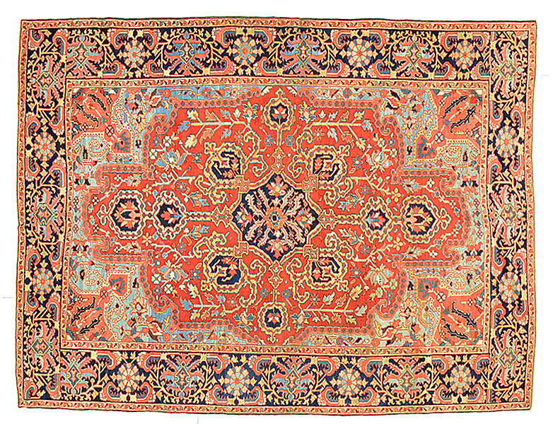 Antique heriz Carpet - # 54883