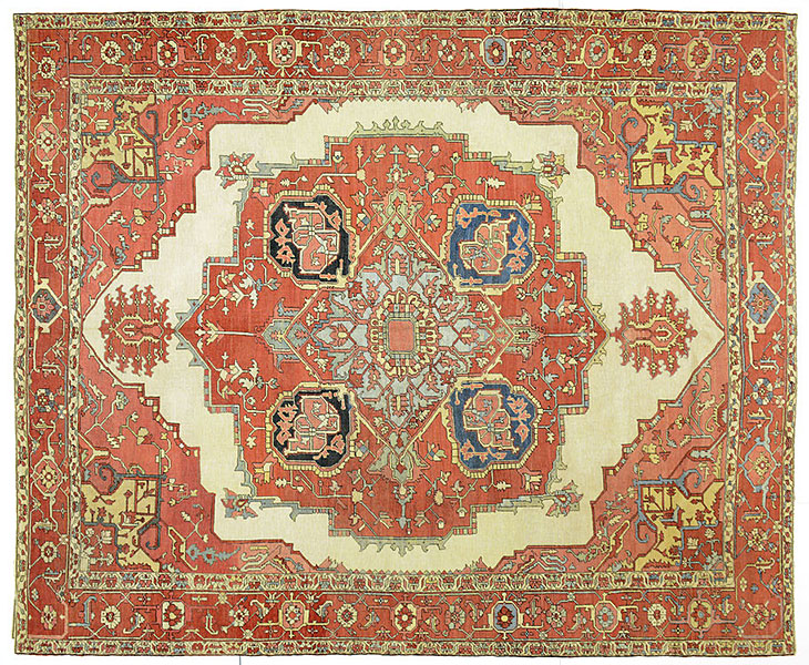 Antique heriz Carpet - # 54885