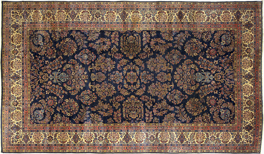Antique kashan Carpet - # 54891