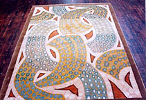 Antique art deco Rug - # 4166