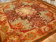 Antique aubusson Carpet - # 3922