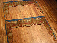Antique aususson, entre-fenetre Rug - # 3677