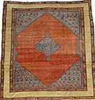 Antique bakshaish Carpet - # 53411