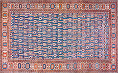 Antique bakshaish Carpet - # 9266