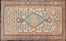 Antique bakshaish Carpet - # 9622