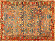 Antique bakshaish Carpet - # 9823