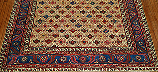 Antique bakshaish Rug - # 55840