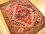 Antique bergama Rug - # 5530
