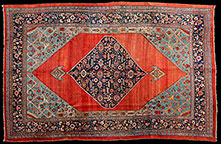 Antique bidjar, geirous Carpet - # 50356