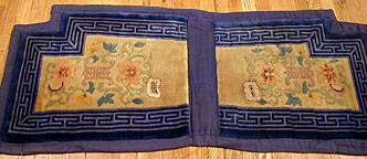 Antique chinese, saddle cover Rug - # 5533
