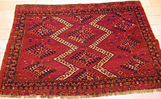 Antique ersari chuval Rug - # 3787