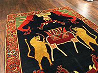 Antique fereghan Rug - # 80124