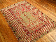 Antique ghiordes Rug - # 3469