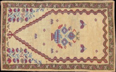Antique ghiordes Rug - # 40459