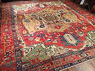 Antique heriz Carpet - # 11093