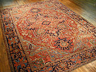 Antique heriz Carpet - # 4553