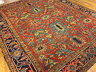 Antique heriz Carpet - # 53079