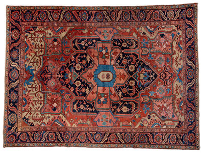 Antique heriz Carpet - # 53619