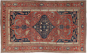 Antique heriz Carpet - # 56341