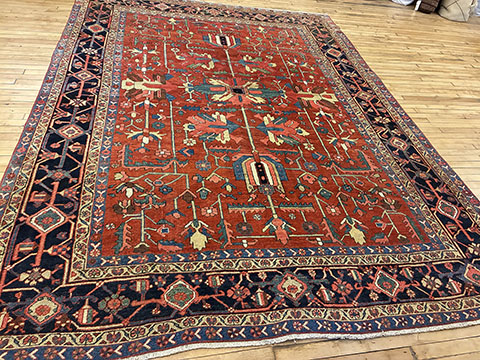 Antique heriz Carpet - # 58191