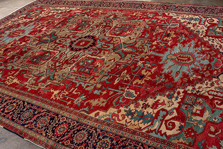 Antique heriz Carpet - # 58241