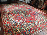 Antique heriz Carpet - # 9154