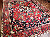Antique heriz Carpet - # 9448