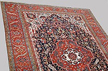 Antique heriz Carpet - # 9976