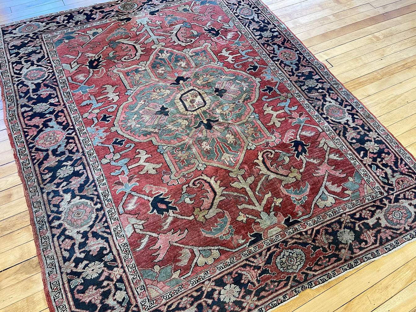 Antique heriz Rug - # 57705